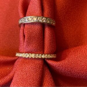 Fashion Rings, unmatched set of 2